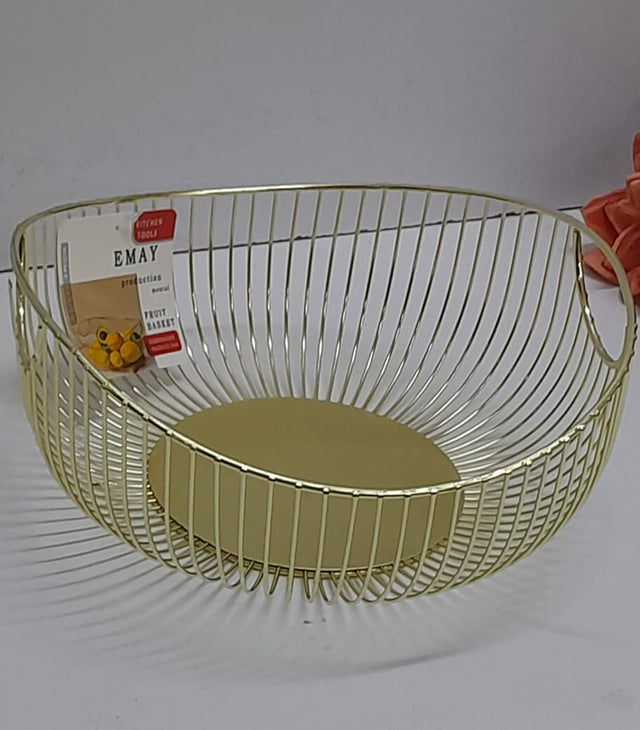 Oval-Shaped Fruit Basket