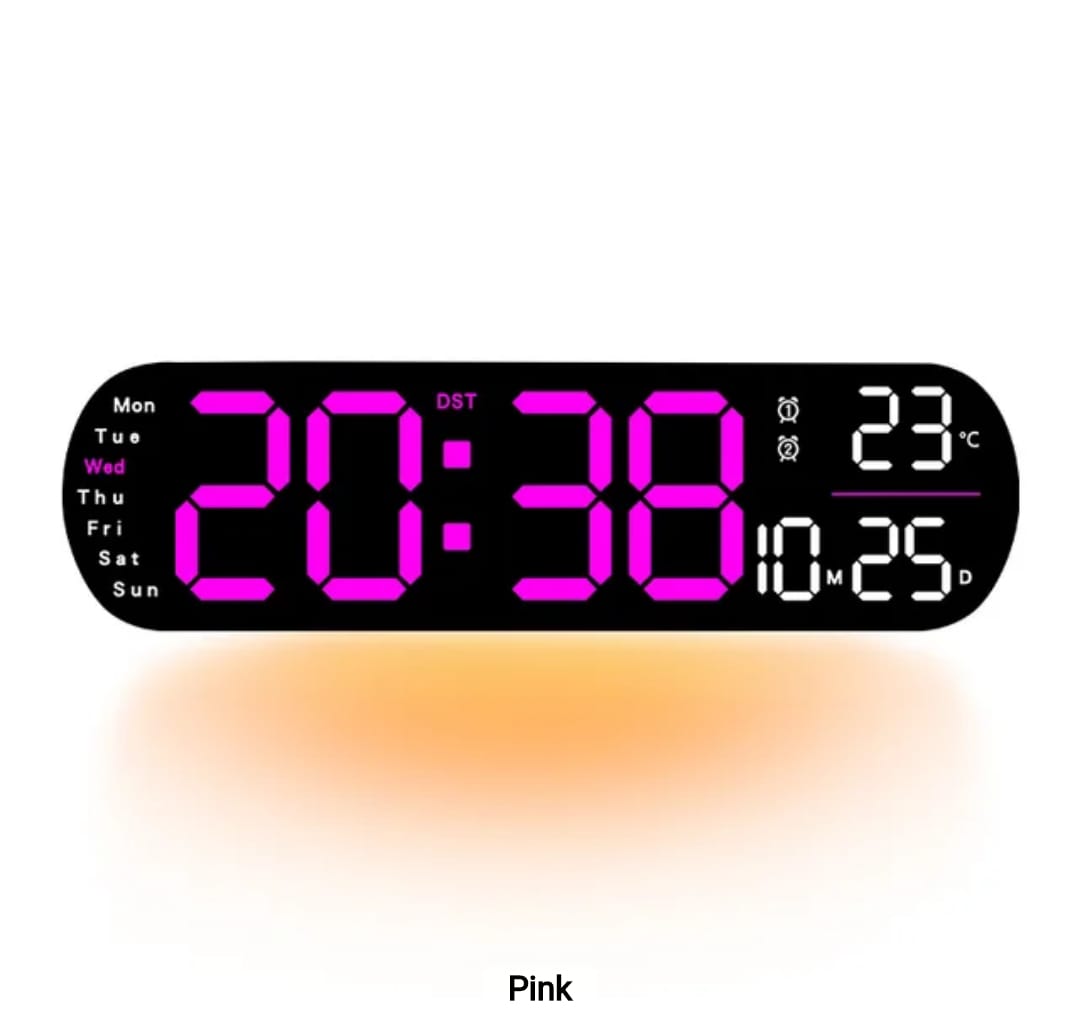 Smart Led Digital Wall Clock.