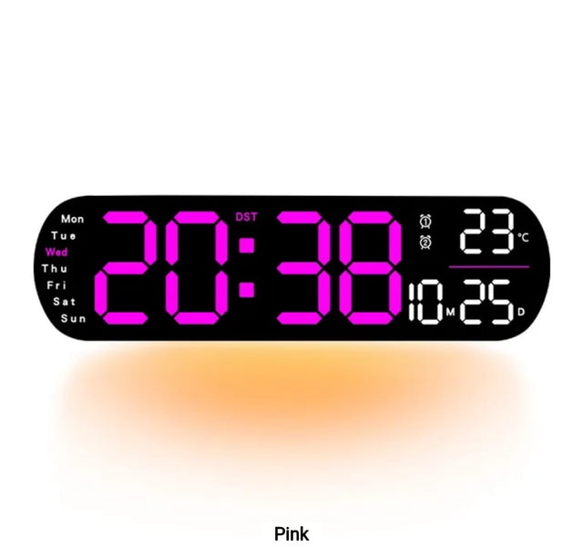 Smart Led Digital Wall Clock.
