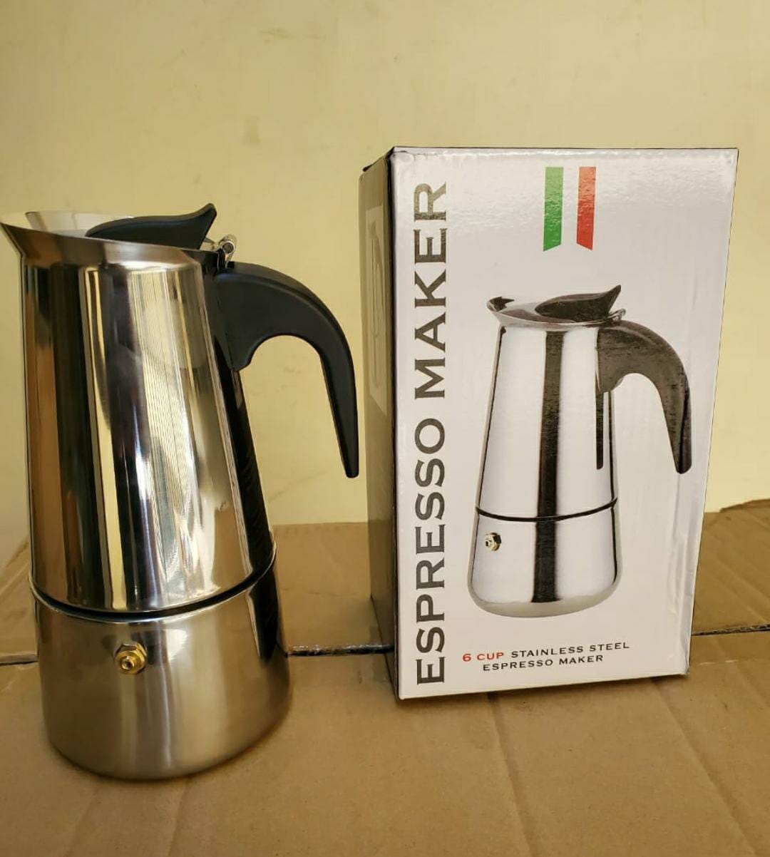 Stainless steel coffee pot