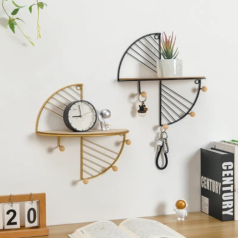 Nordic Iron Art Creative Storage Display Shelf