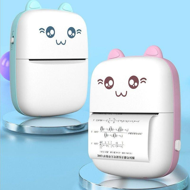 Portable Mini Pocket Bluetooth Thermal Printers with 3 FREE Roll Printing Papers/ Inkless Printer for Labels, Receipt, Photo,Notes, etc