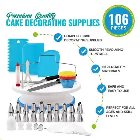 cake decorating set 106pcs