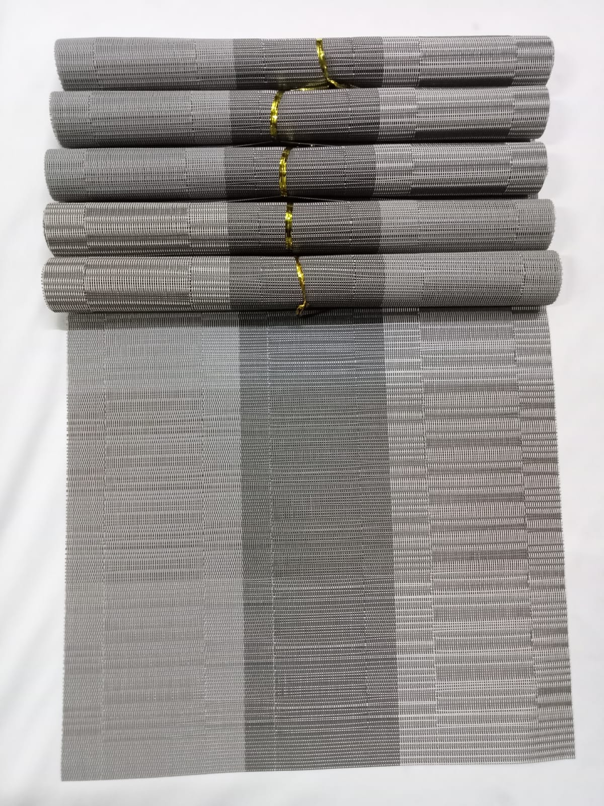 pvc table mats plus one table runner(30*180cm)6pcs