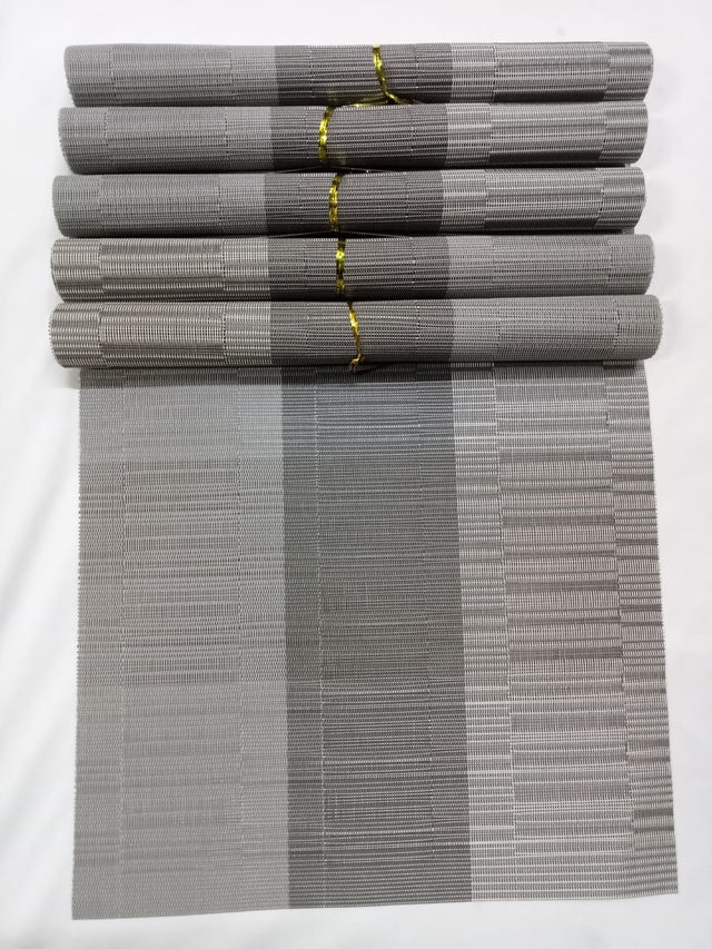 pvc table mats plus one table runner(30*180cm)6pcs
