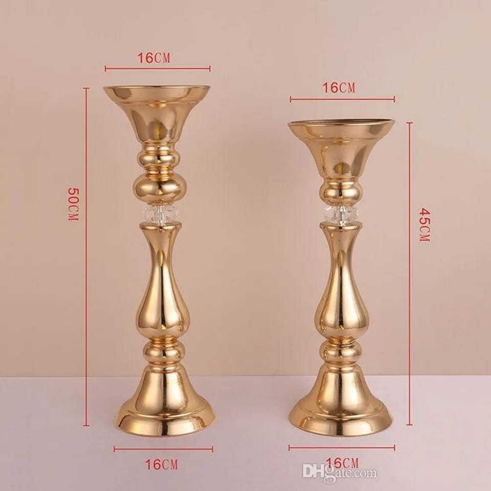 Wedding Home Hotel Gold European Decorations Metal Flower Stand