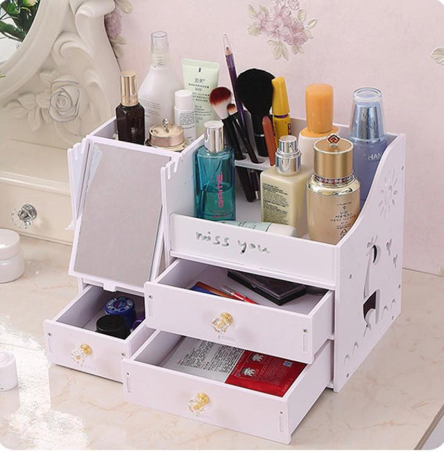 multi-storey make-up organizer drawer