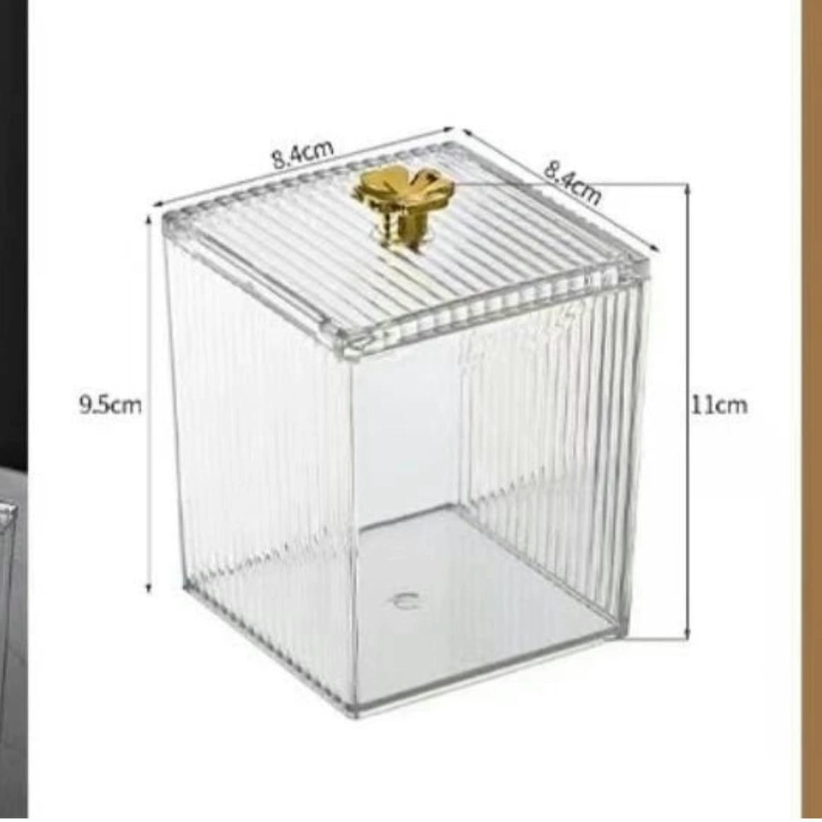 Multifunction Makeup Cotton Pad Storage Box for Cotton Swab Rod Cosmetics Jewelry Bathroom Container Lipstick Organizer Box