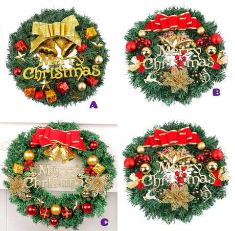 30 cm Front Door Christmas Wreath Decoration