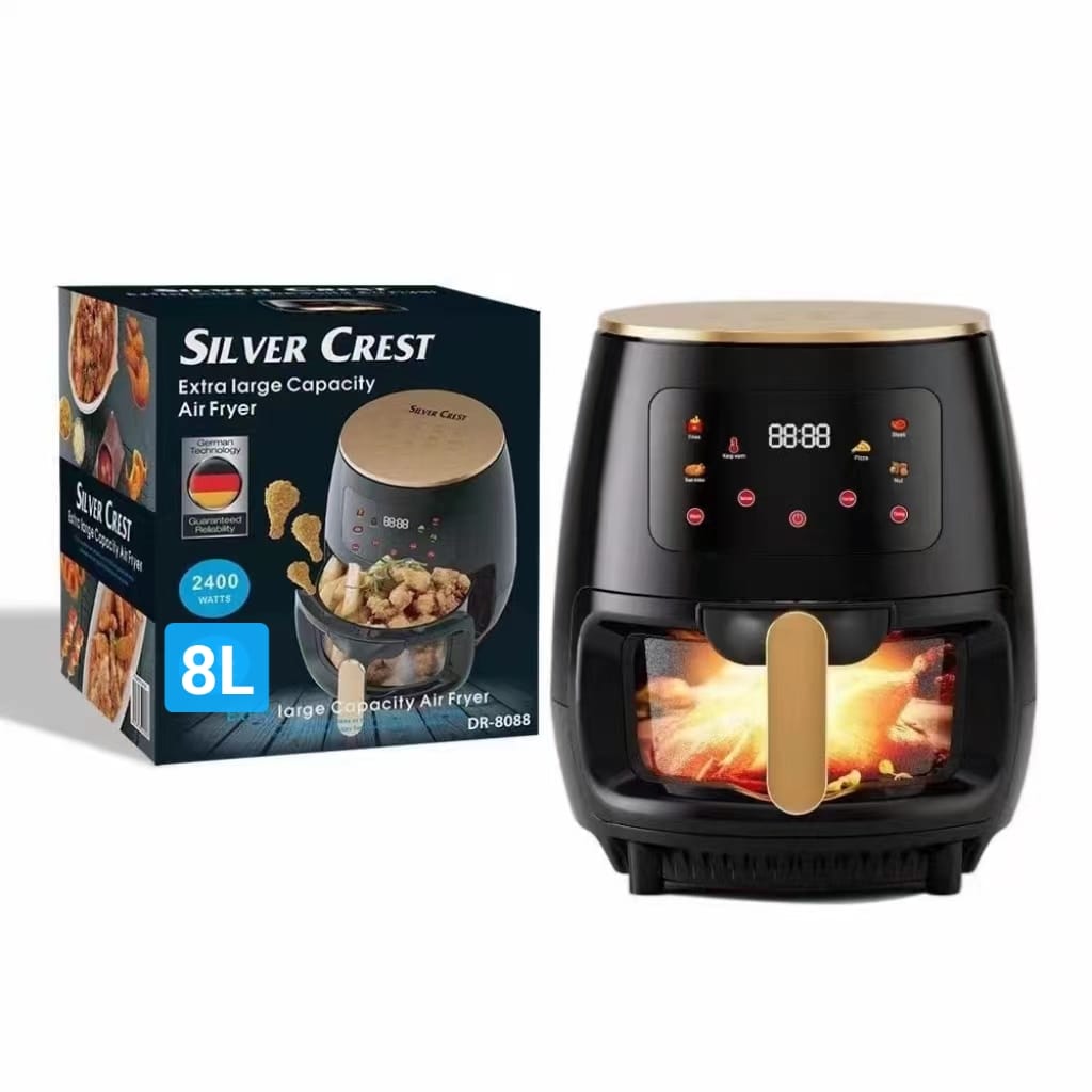 8 Litre Silver Crest Digital Air fryer