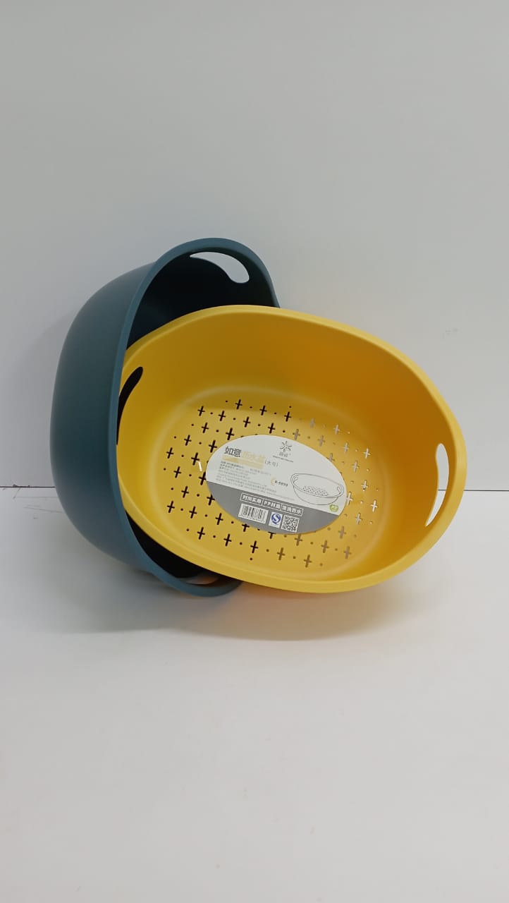 Vegetables/Rice Drainer basket 2 in1