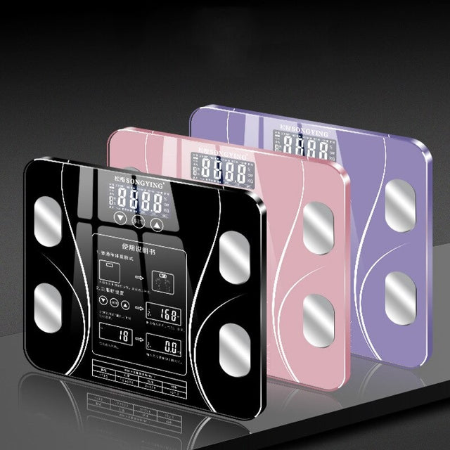 Bluetooth bmi body scale RECHARGEABLE ( USB CHARGING)