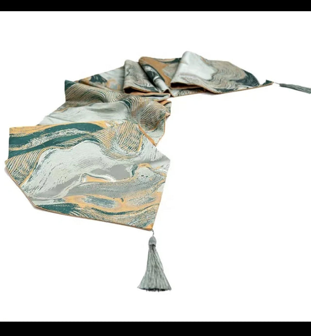 Abstract Picasso Style Table Runner Size: 33 cm × 210 cm