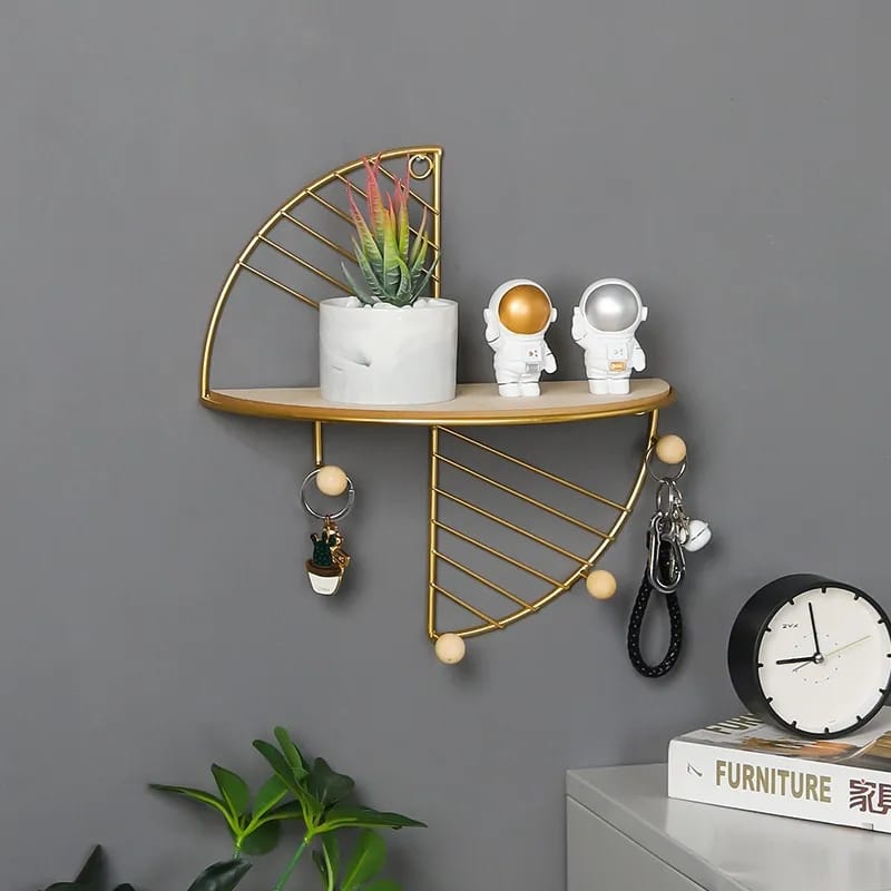 Nordic Iron Art Creative Storage Display Shelf