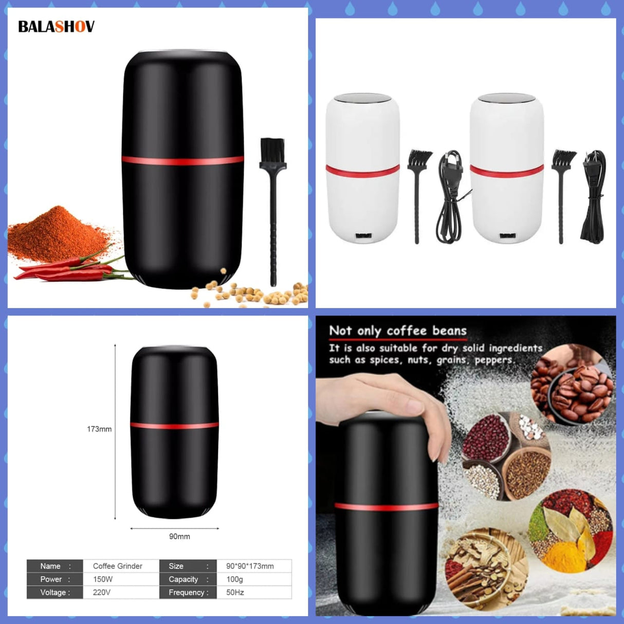 Smart Electric coffee/grain grinder