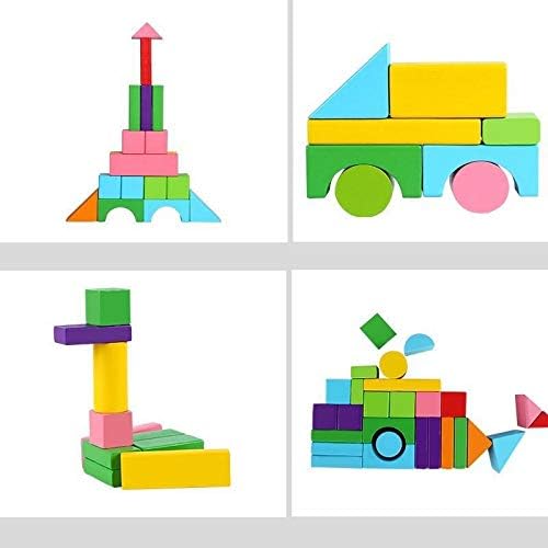 Wooden Blocks Construction Set – Fun & Educational Toy for Kids 100pcs