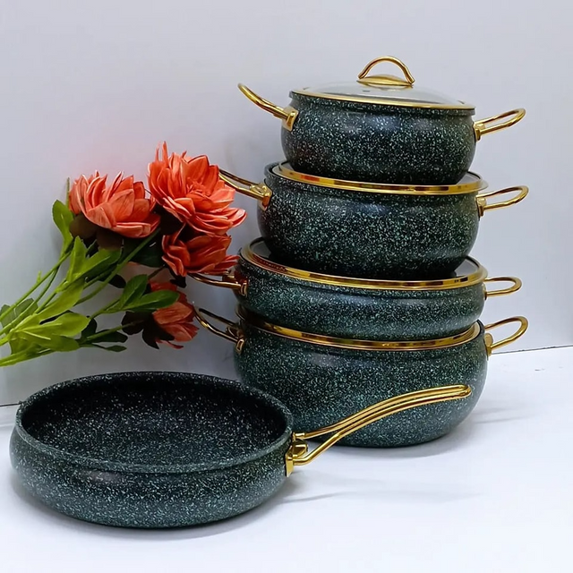 GRANITE COATING KITCHEN COOKWARE SET