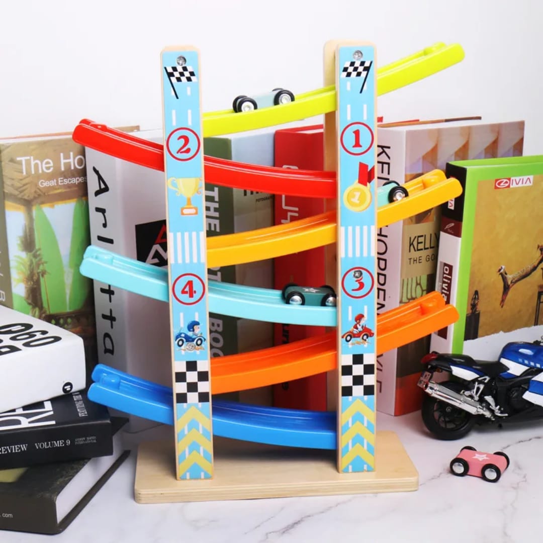 Glider Rail Wooden Toy Set