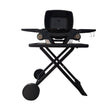 Double Burner Portable BBQ with Trolley