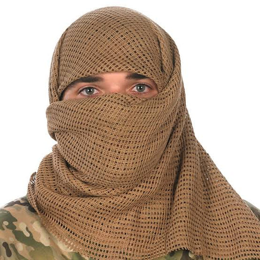 Tactical camouflage scarf/multipurpose mesh scarf