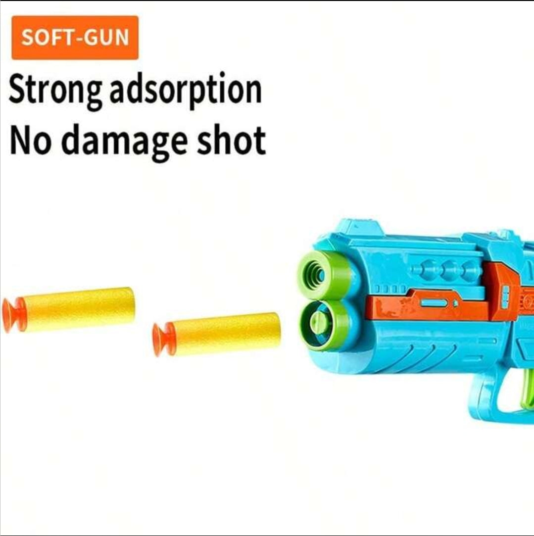 Kids' Toy Gun With Simulation Structure and Target