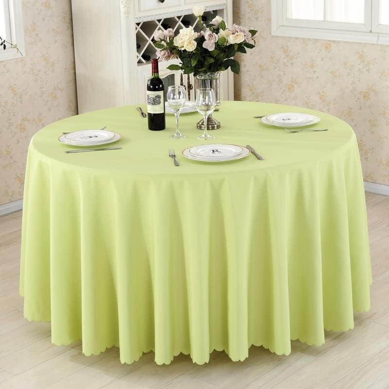 Round Polyester Tablecloth – 320cm Wedding & Event Table Cover