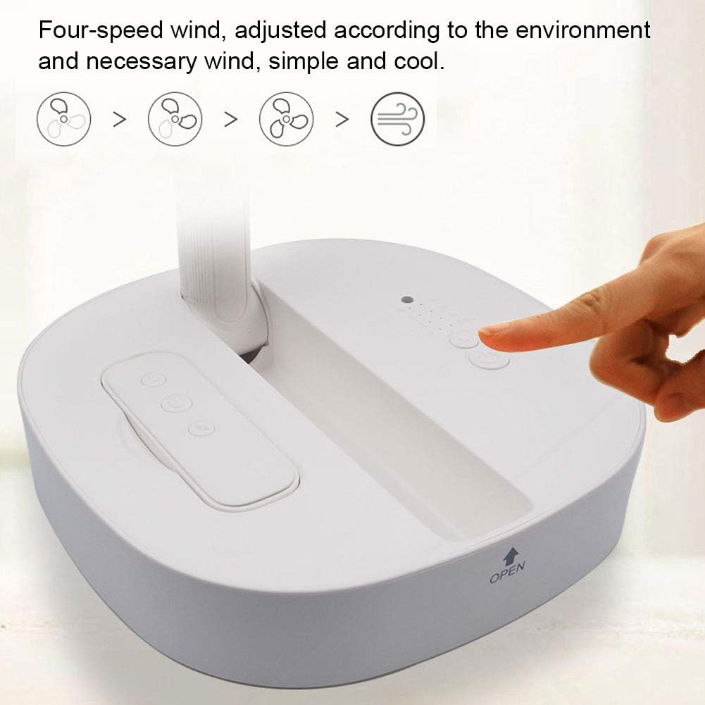 Portable Desk Fan with USB & 2000mAh Battery