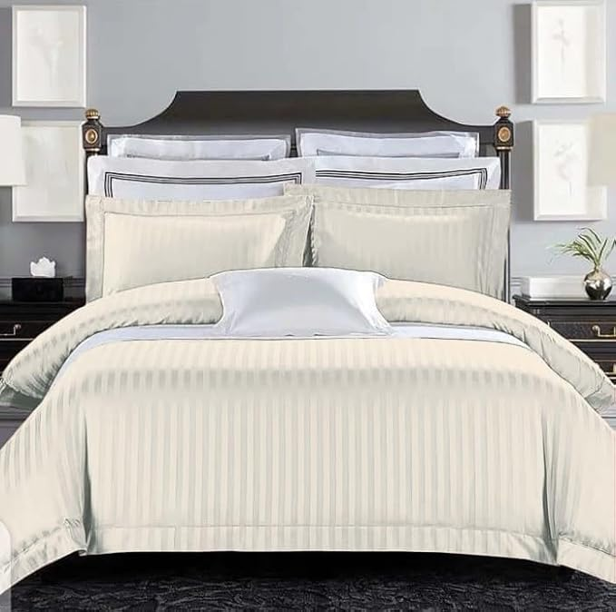 Luxury 100%Cotton Colored Satin Duvet cover