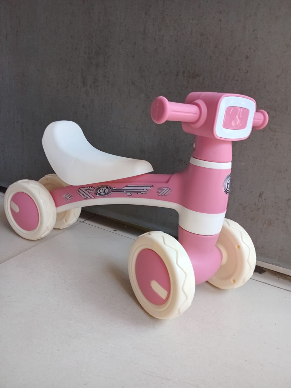 Musical Four-Wheel Kids Balance Bike