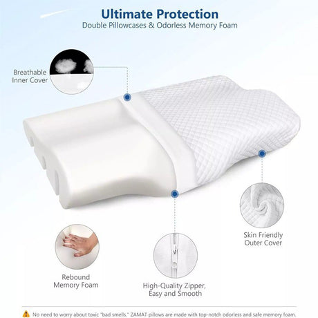 Ergonomic Cervical Pillow for Sleeping