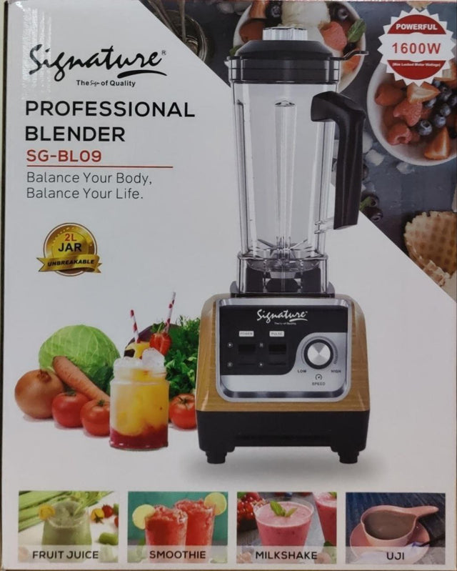Signature SG-BL09 Professional Blender 1600W 2L Jar
