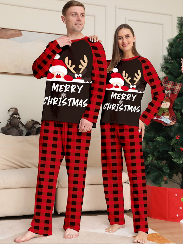 Christmas Pajamas Outfit for Adults (Top + Pant Set) for adults