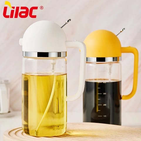 Dual purpose Kitchen Oil dispenser and jet oil sprayer 550Ml