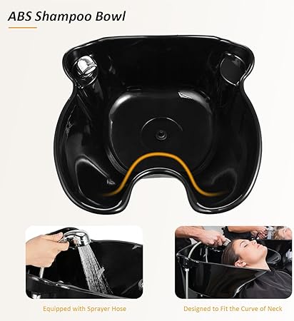 Portable Salon Shampoo Basin with Electric Pump