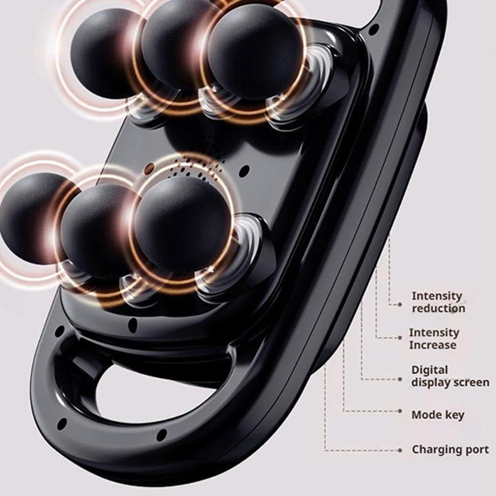 6-Head Deep Tissue Massage Gun – Professional Handheld Massager