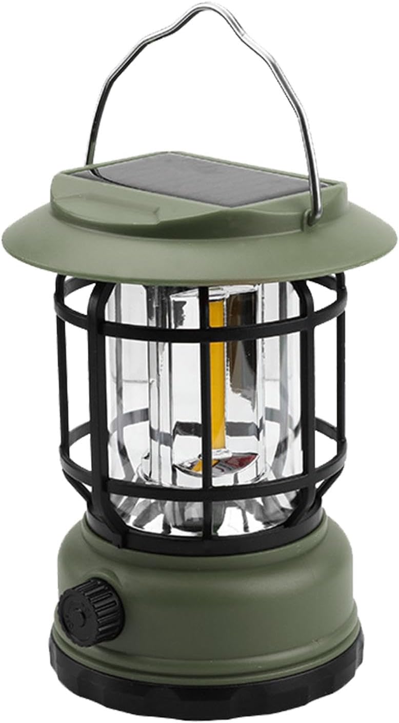 Outdoor Camping Lantern – Vintage Rechargeable Tent Light