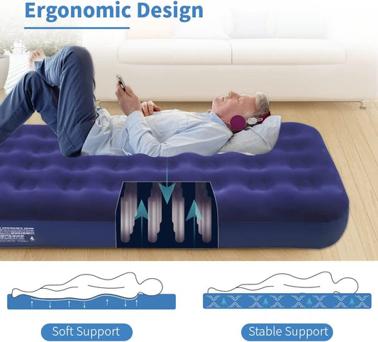 Inflatable mattresses with electric pump