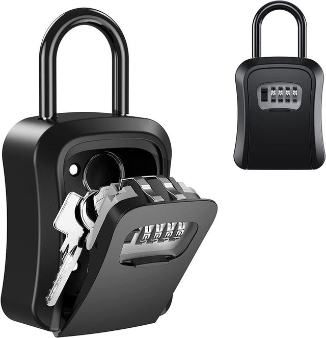 Key Lock Box, Wall Mounted Key Safe Box