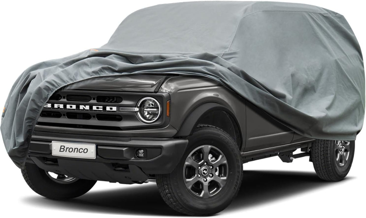 Car Cover Waterproof All Weather. See Vehicle Size-Chart for Accurate Fit.With door zipper