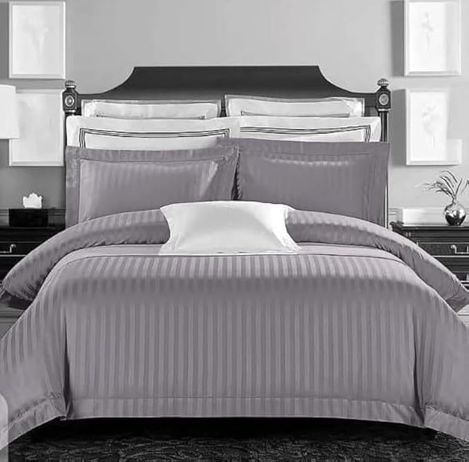 Luxury 100%Cotton Colored Satin Duvet cover