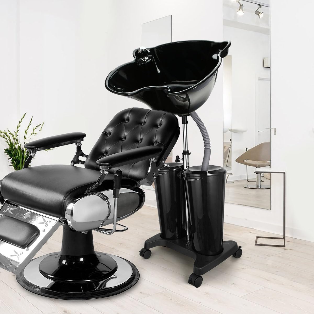 Portable Salon Shampoo Basin with Electric Pump