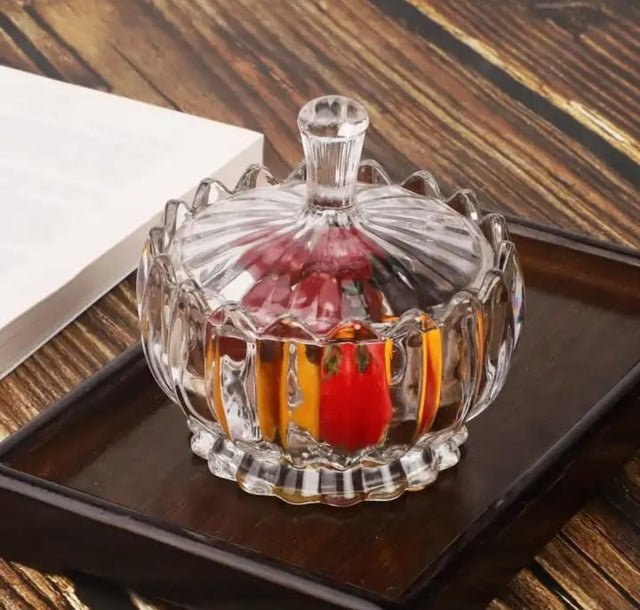 set of six candy glasses