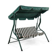 Patio Swing Canopy Cover Set – Waterproof  Replacement (Green, 75x52x6 in)