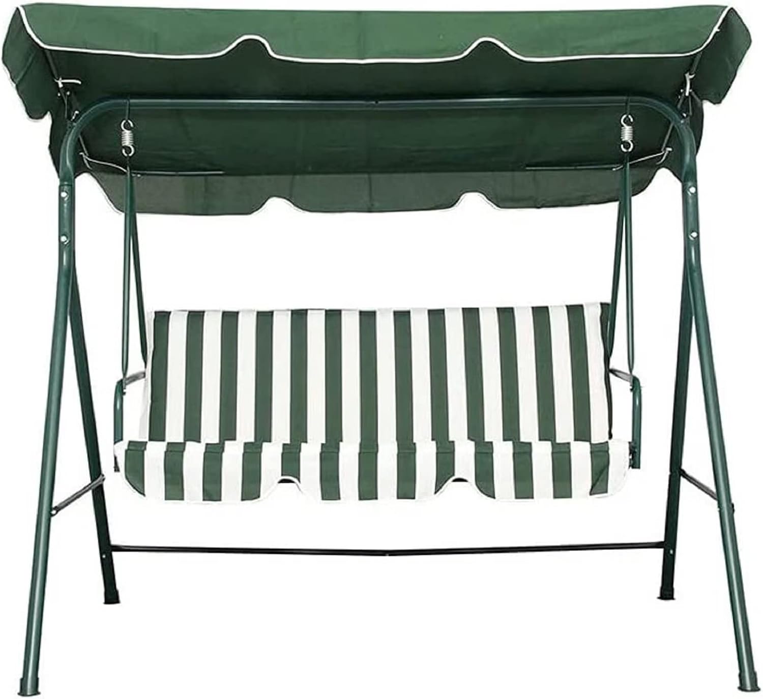 Patio Swing Canopy Cover Set – Waterproof Replacement (Green, 75x52x6 in)