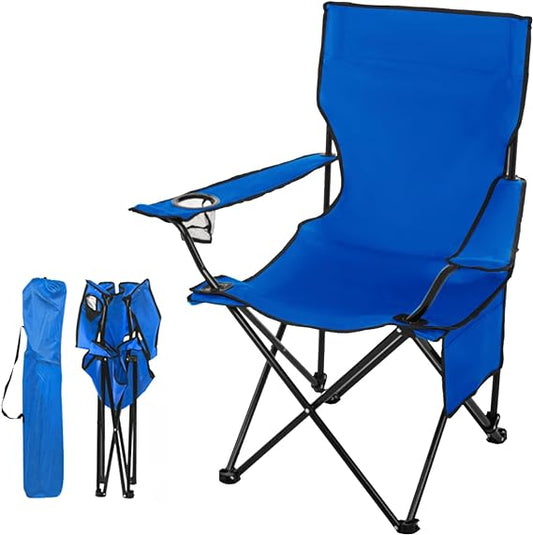 Portable and foldable camping chair