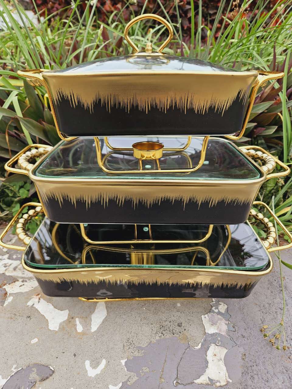 3pc ceramic food warmers are back