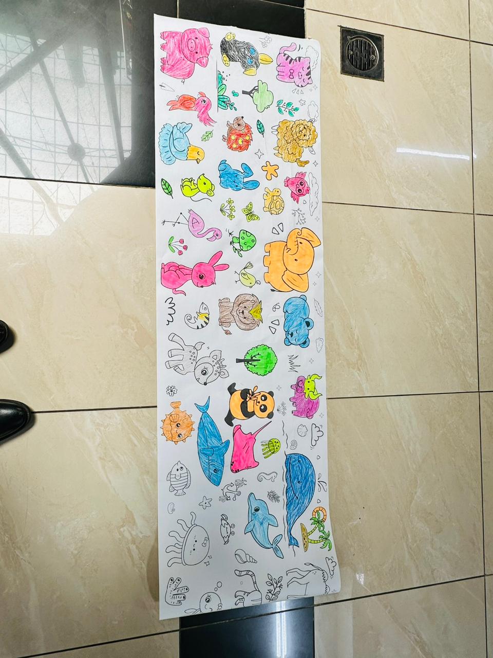 Kids Drawing Rolls Children's Drawing Roll