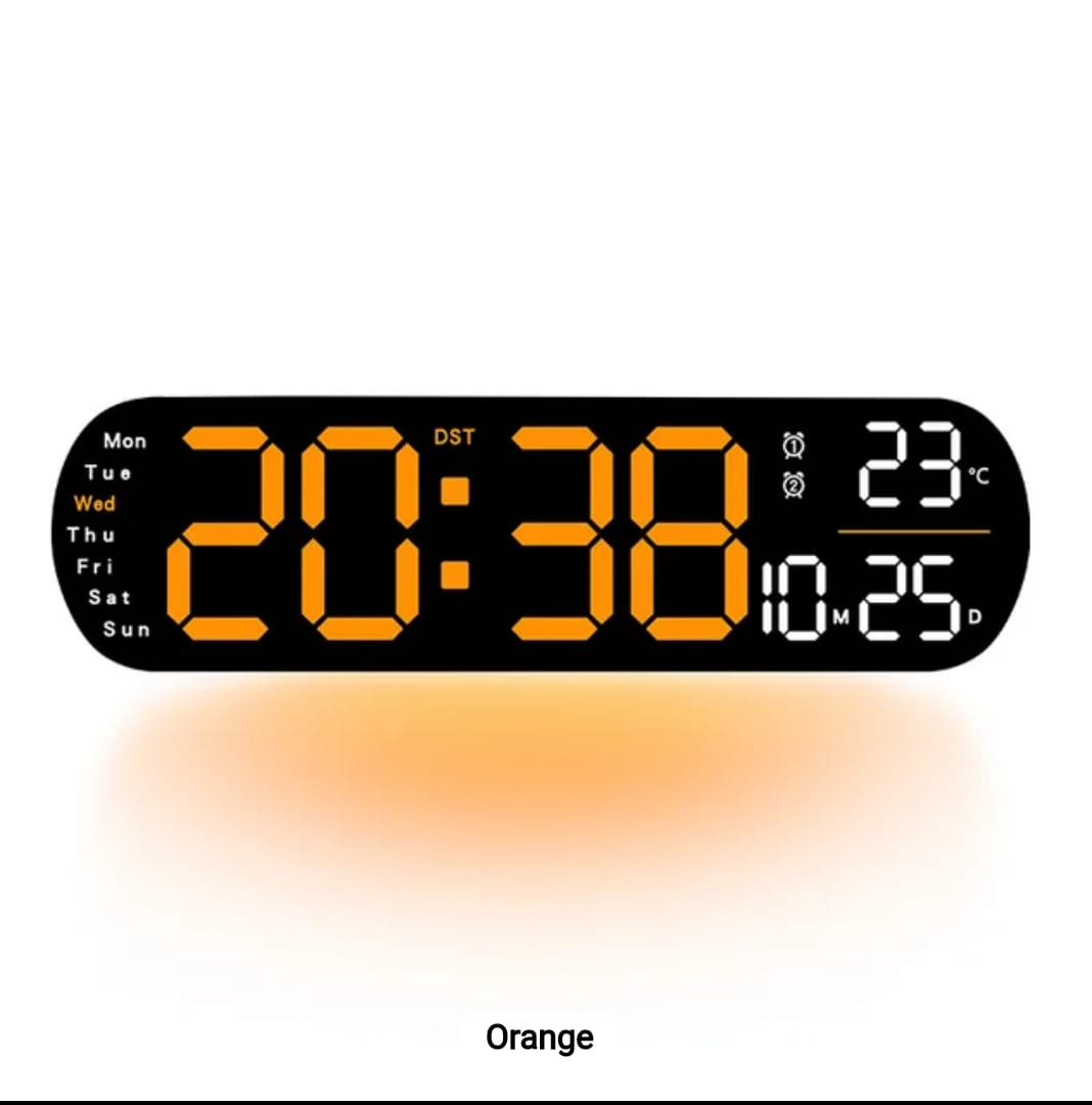 Smart Led Digital Wall Clock.