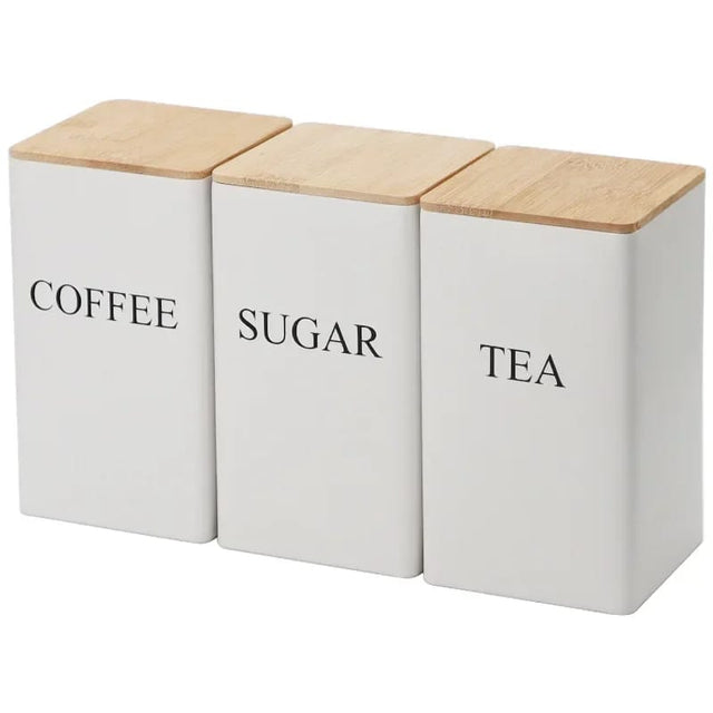 set of 3 storage tanks