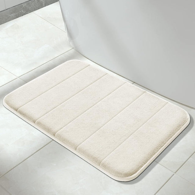Memory Foam Bath Mat Rug, 24 x 17 Inches,